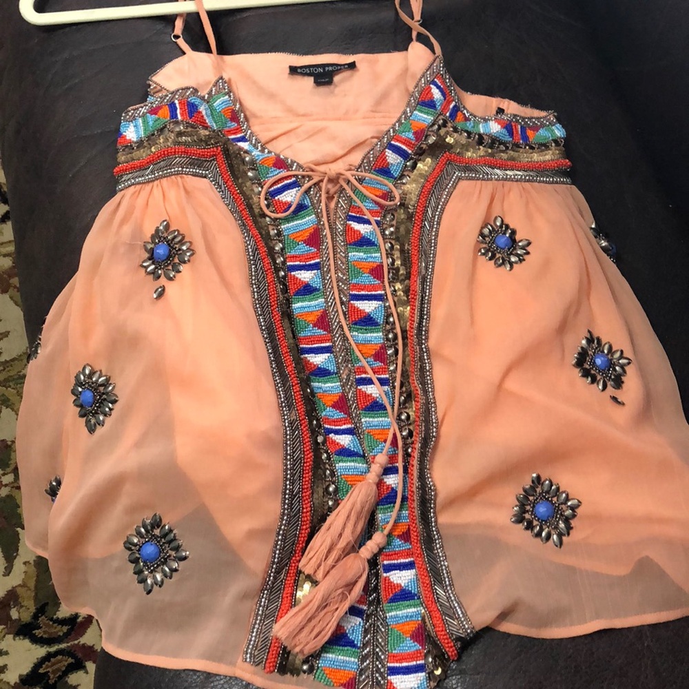 Beaded Blouse WORN ONCE